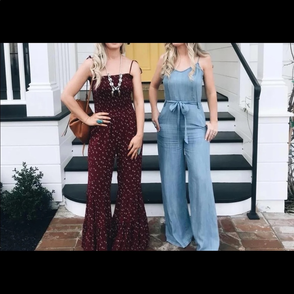 Ooh La Luxe Soft Chambray Jumpsuit